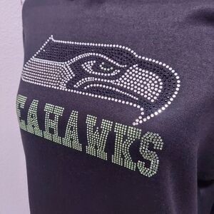 Seattle Seahawks Black Hoodie Dress